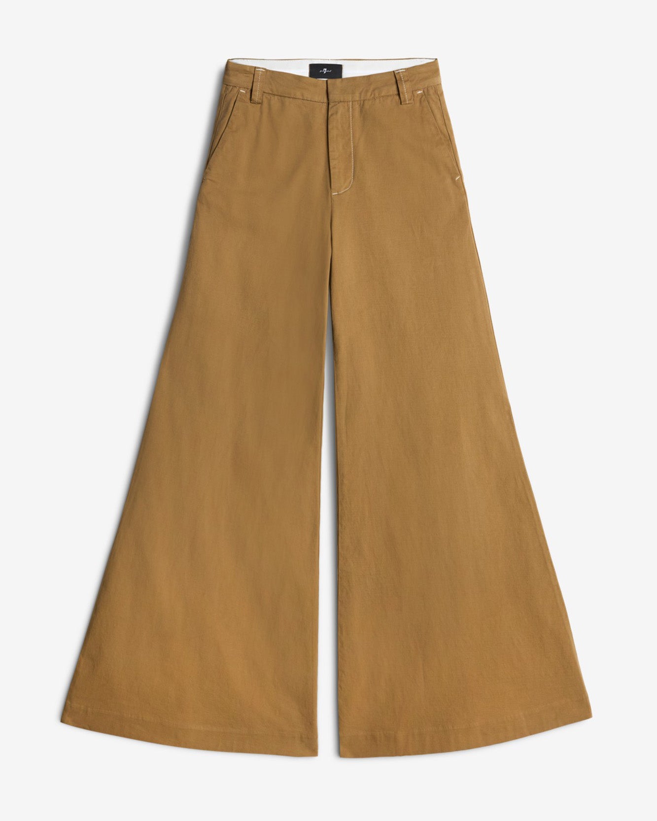 Comfort Twill Willow Palazzo Wide Leg in Sand Storm