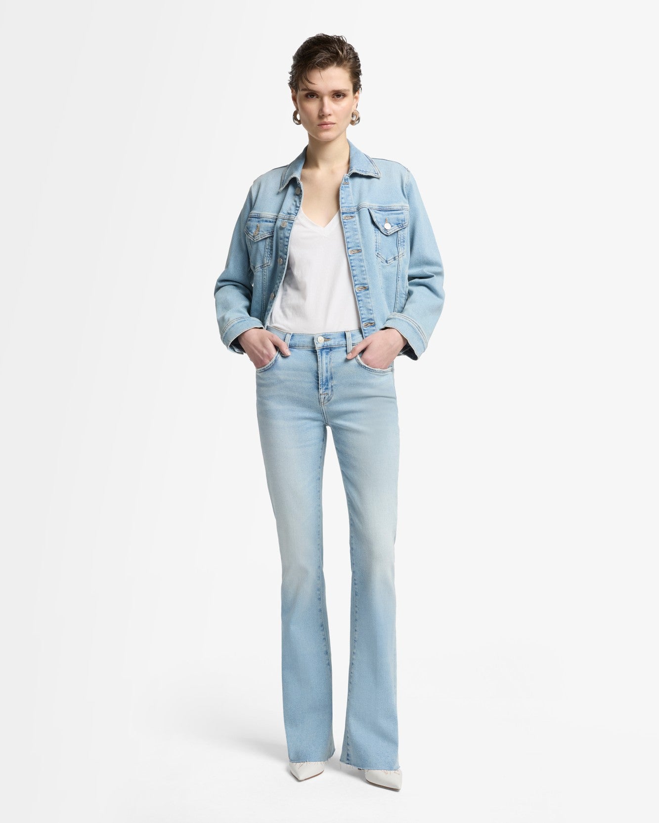 Luxe Vintage Tailorless Bootcut in Sunset Beach