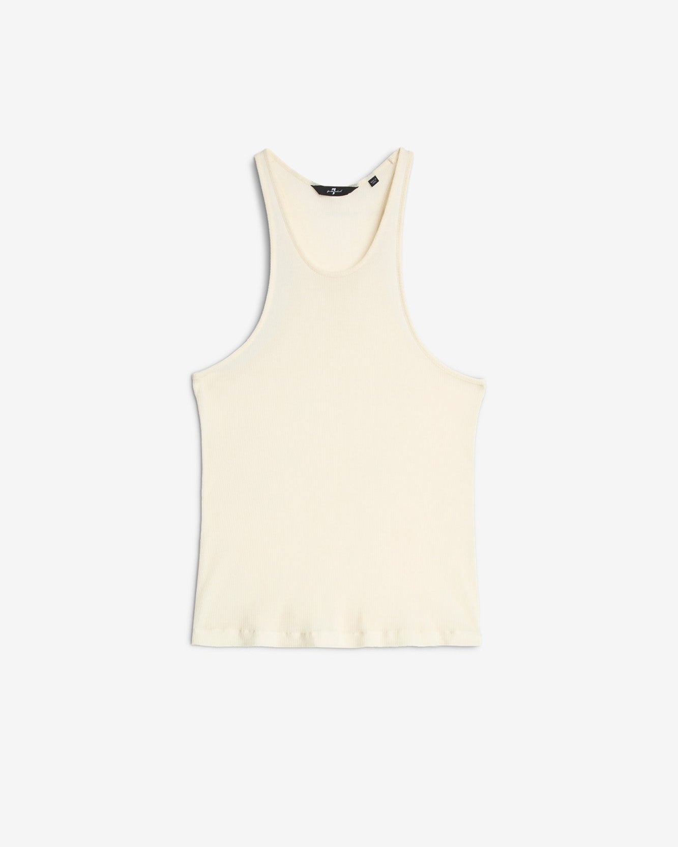 Racer Front Tank in White