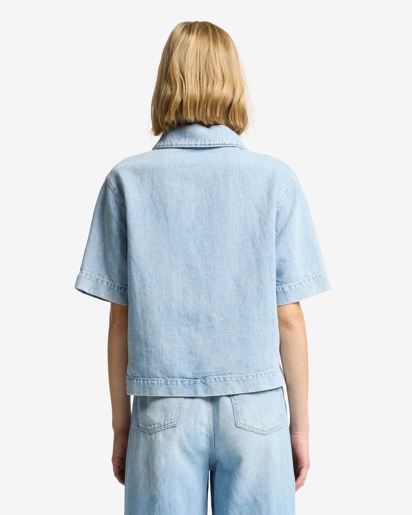 Indigo Linen Polo in Kansas