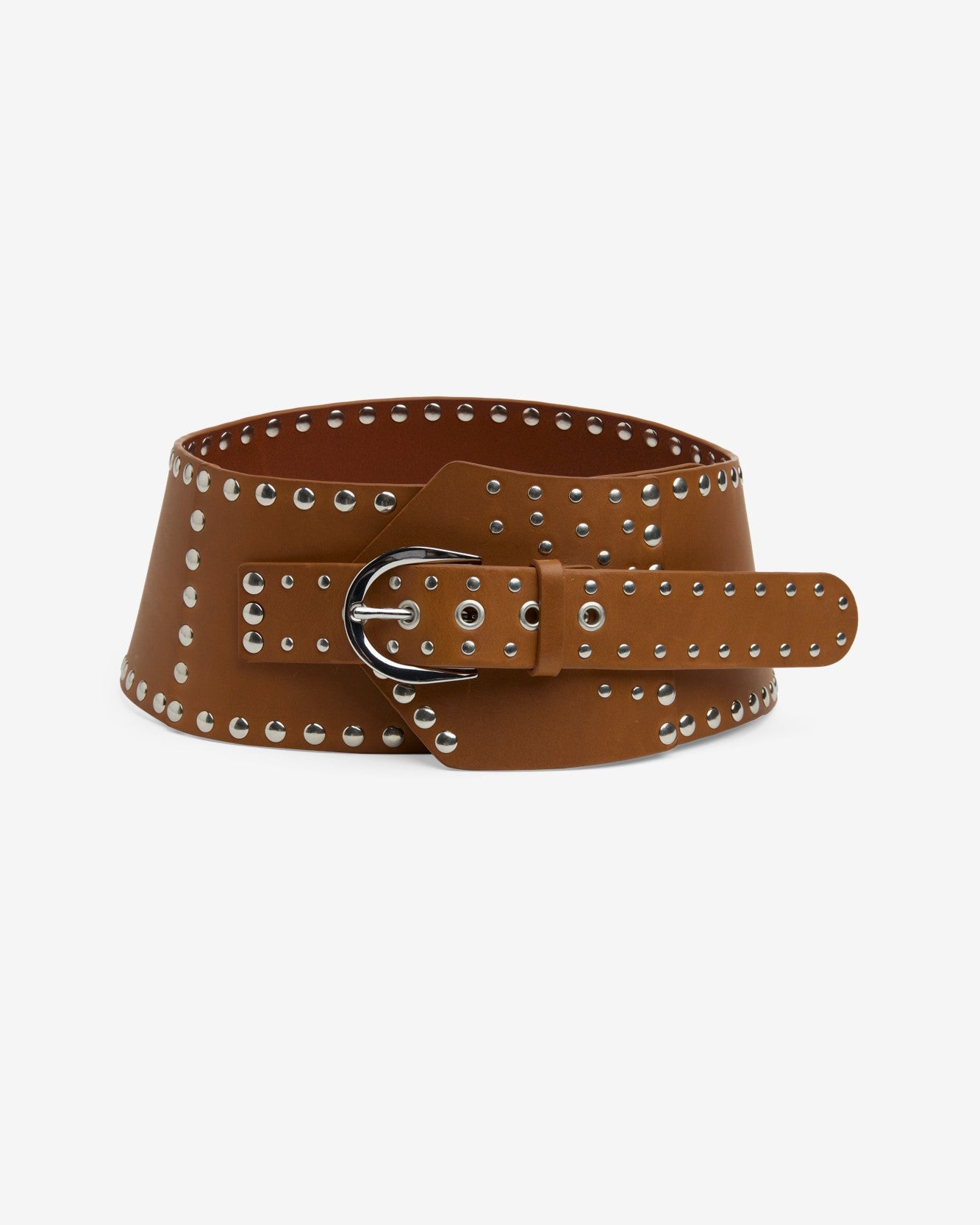 Studded Waist Belt in Honey