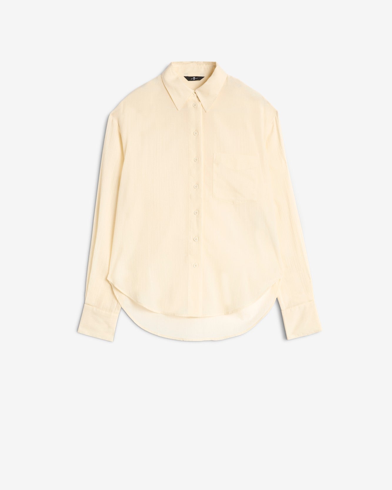 Oversize Button Down Shirt in Ivory