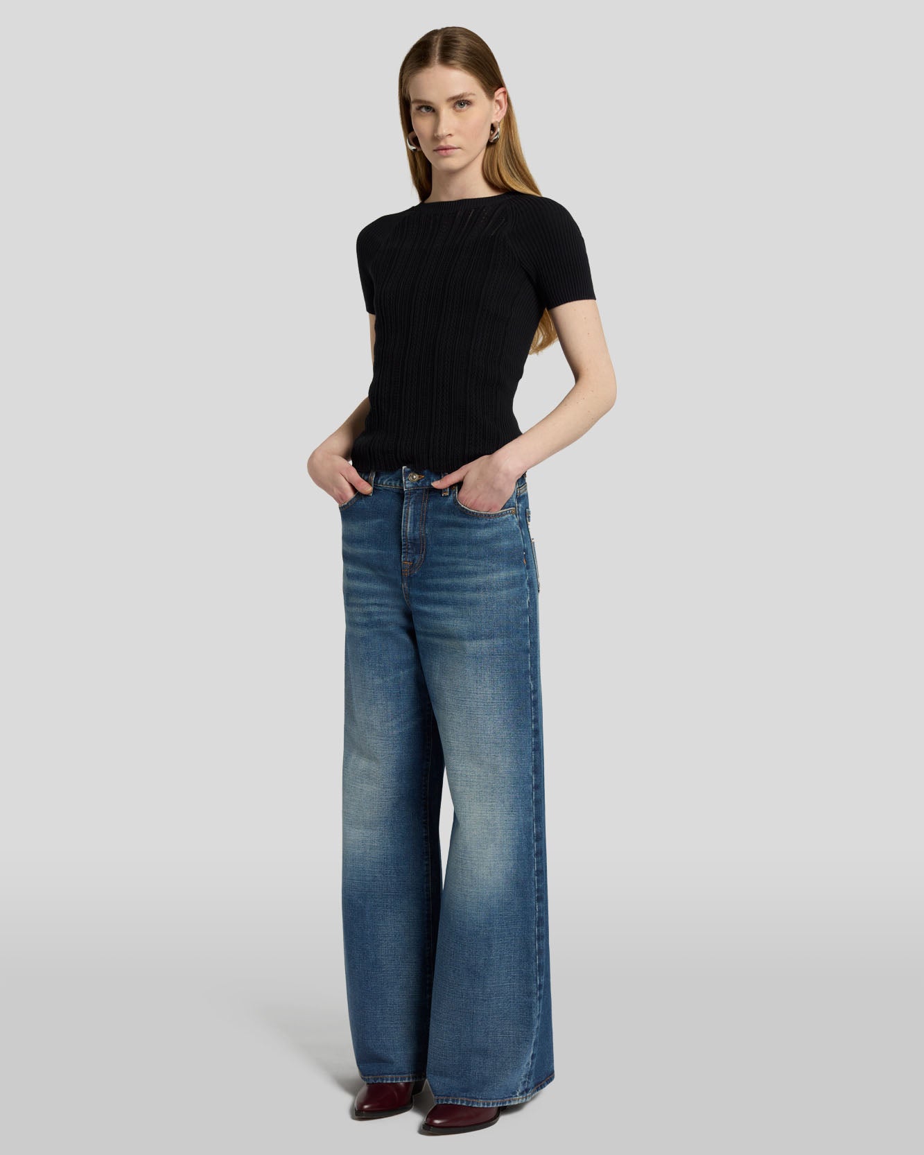 MANKIND Zoey Super Wide Leg in Secretariat