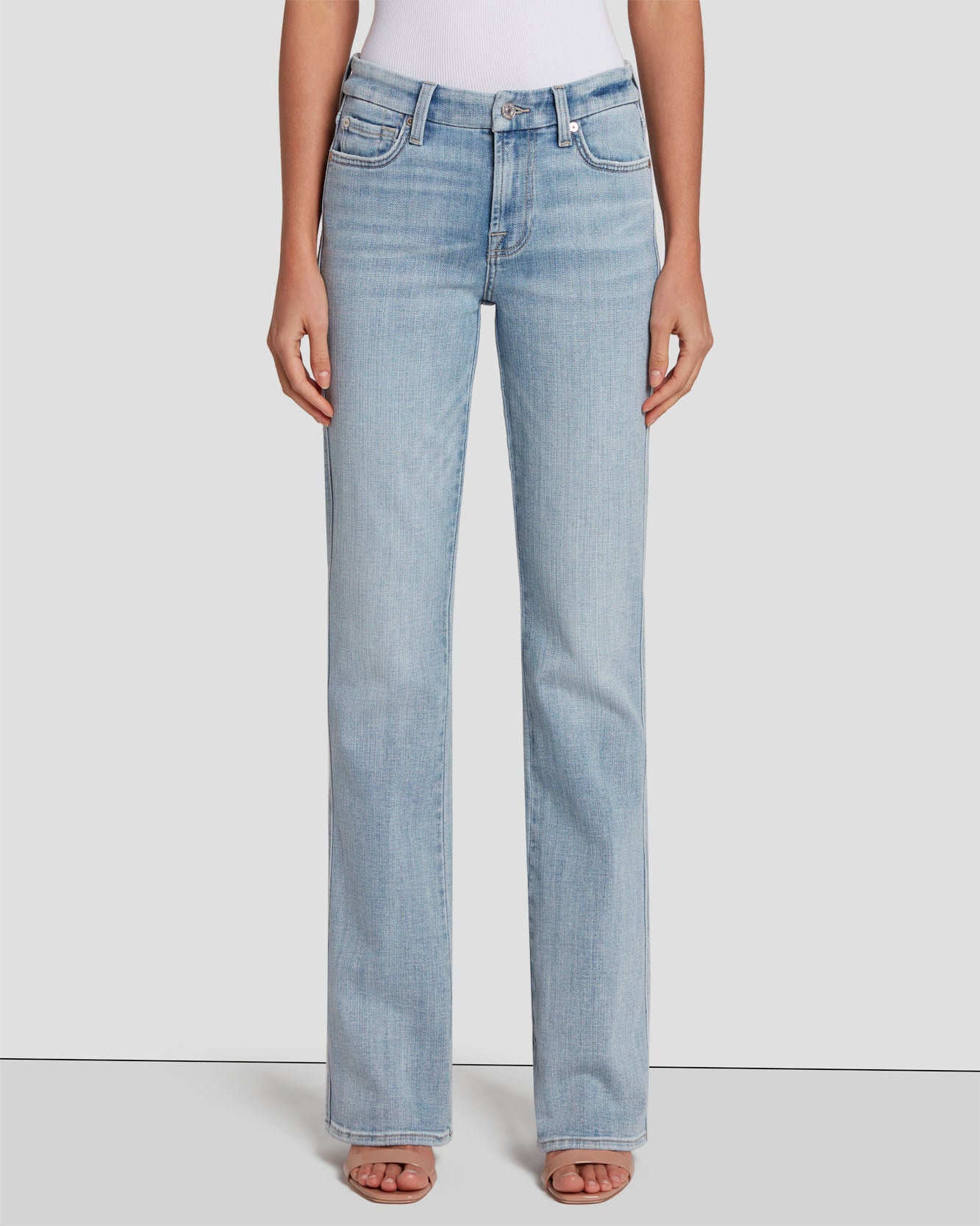 Broken Twill Kimmie Bootcut in Coco Prive