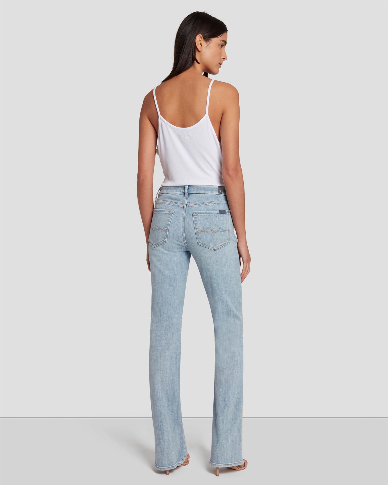 Broken Twill Kimmie Bootcut in Coco Prive