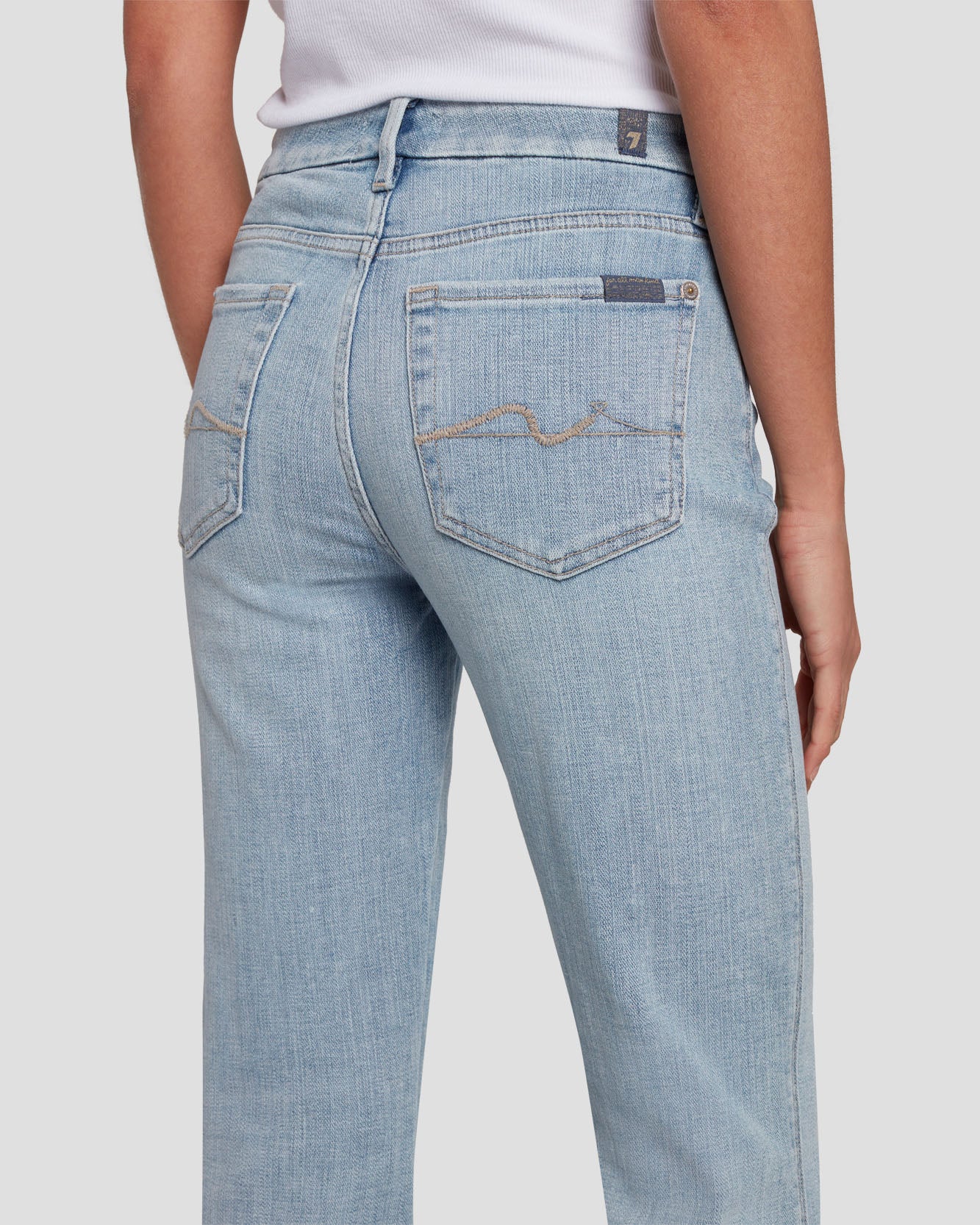 Broken Twill Kimmie Bootcut in Coco Prive