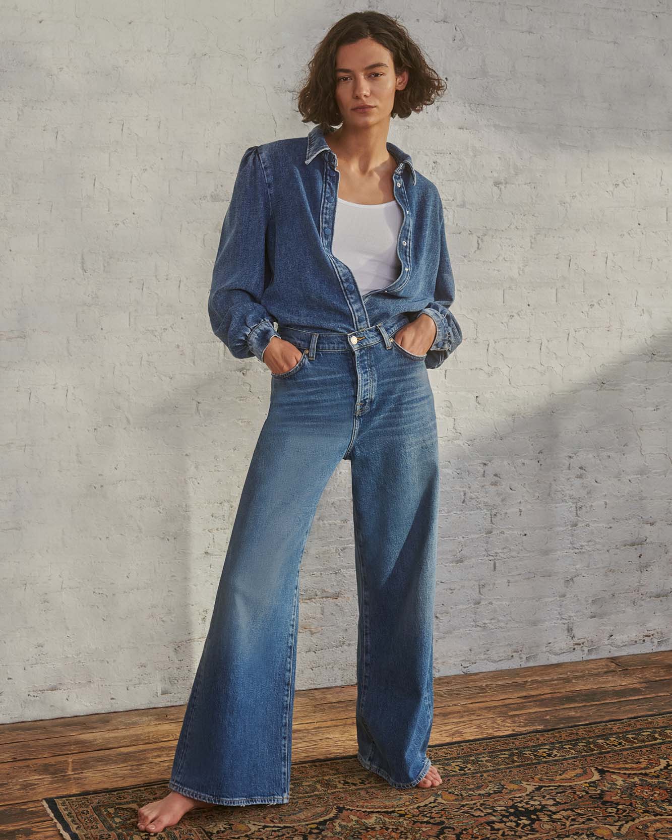 MANKIND Zoey Super Wide Leg in Explorer