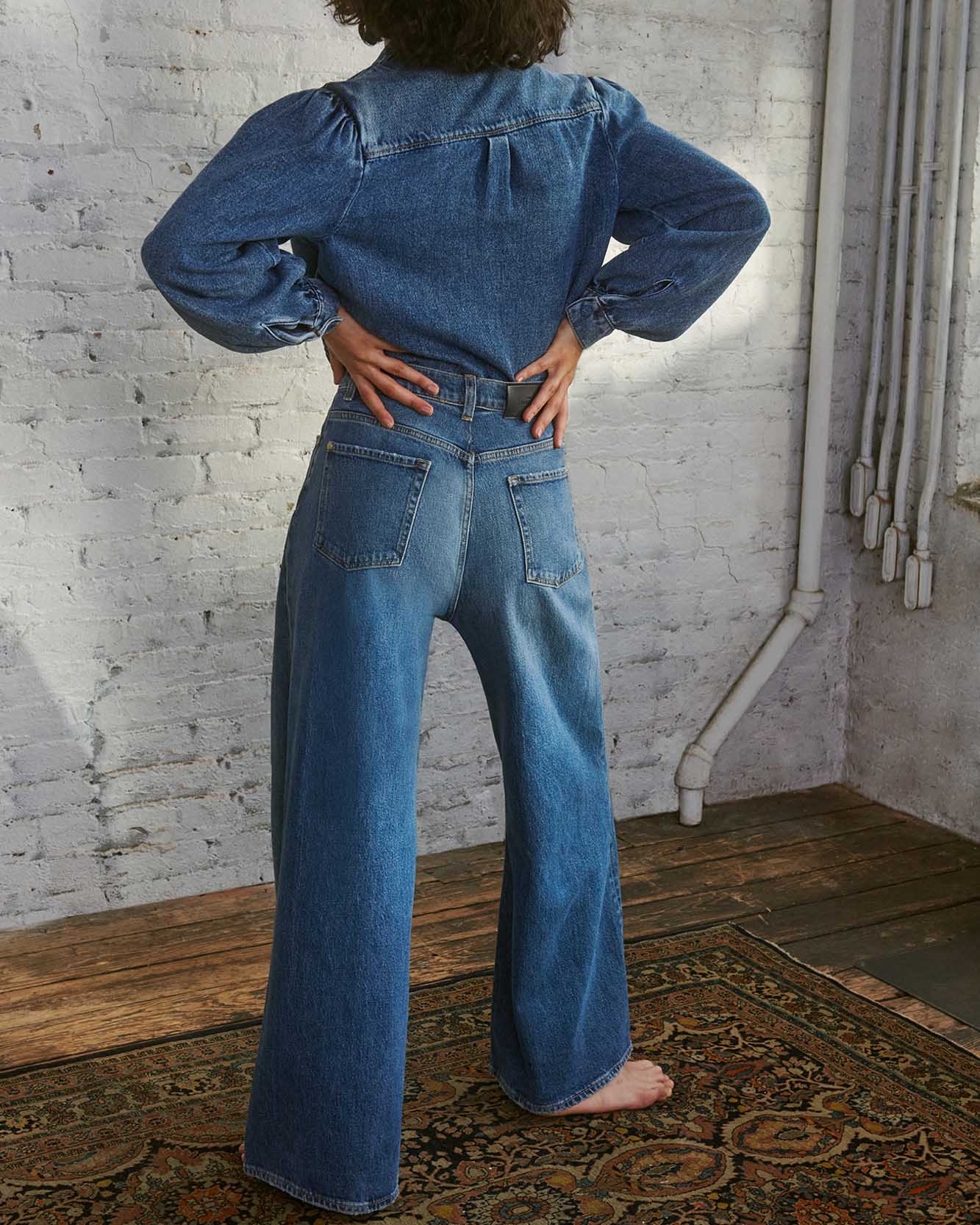 MANKIND Zoey Super Wide Leg in Explorer