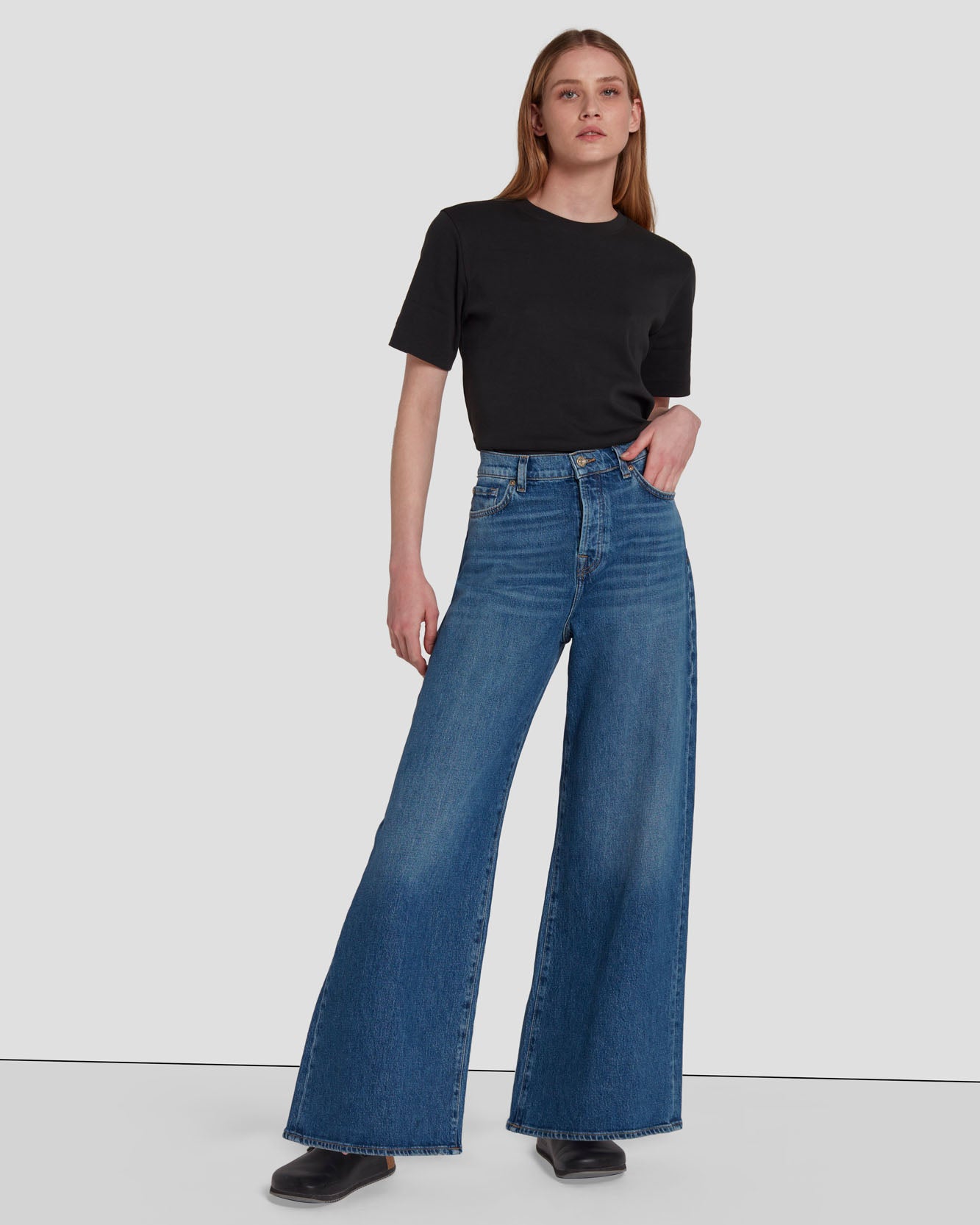 MANKIND Zoey Super Wide Leg in Explorer