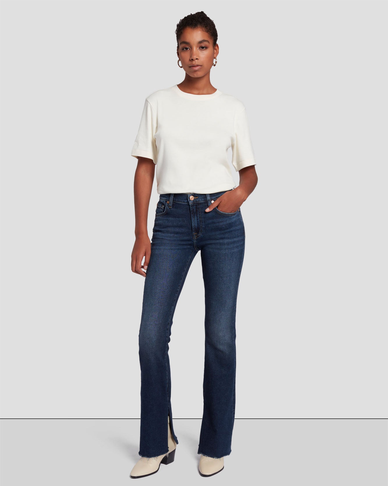 Tailorless Luxe Vintage Bootcut in Deep Soul