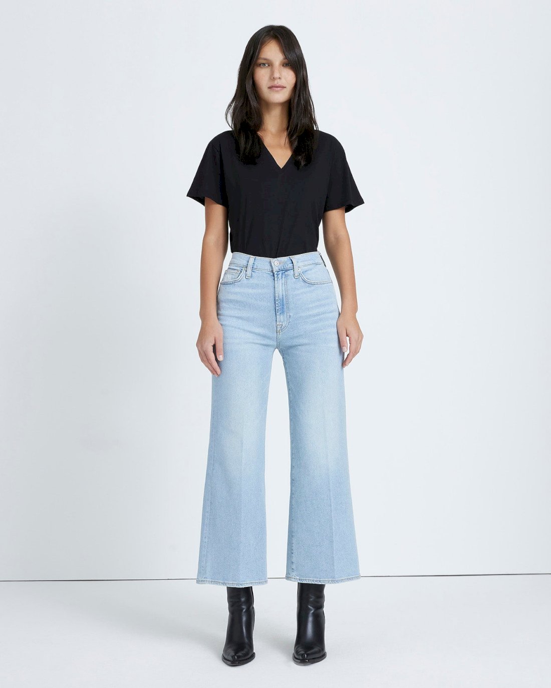 Luxe Vintage Cropped Jo In Wild Fleur