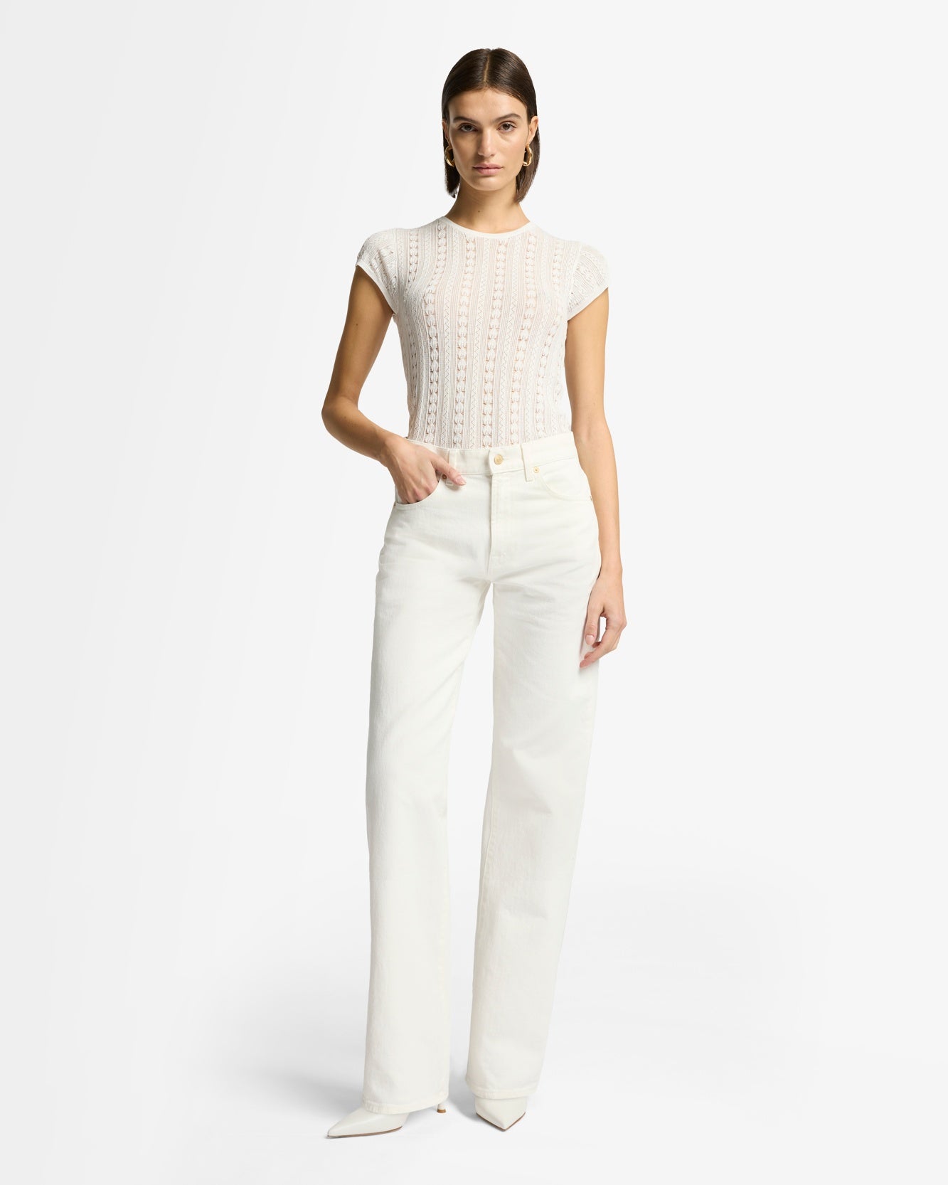 MANKIND Tess Trouser in Milky Way
